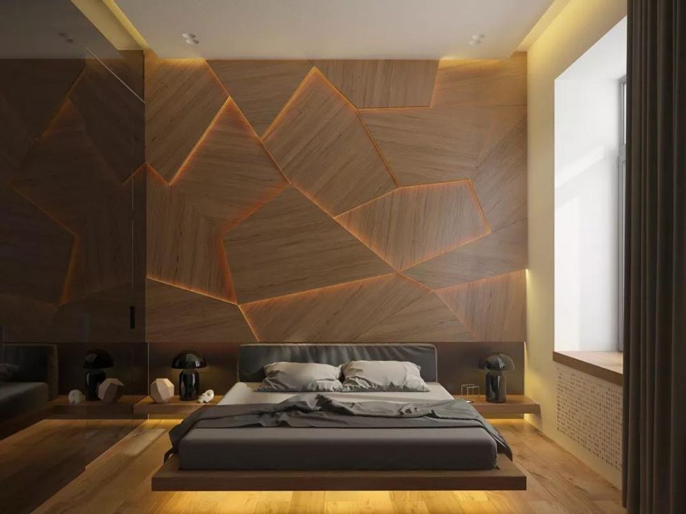 Wood Flooring Upper Wall