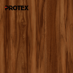 PTW-5101-2 Dark Brown Nonslip SPC Lock Vinyl Plank Flooring High-Quality Water-Resistant