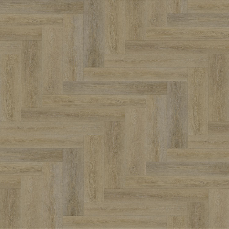PTW3033-014RZP Herringbone Vinyl Floor Wood Patterned Vinyl Floor Tiles for Kitchen Bathroom