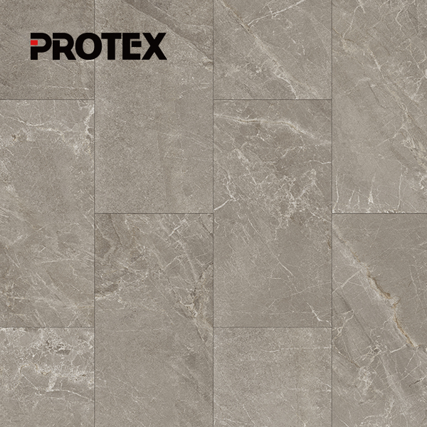 PTW-220504L-02 European Style Commercial Grade Grey Stone Pattern Luxury Vinyl Planks Glue Down Flooring